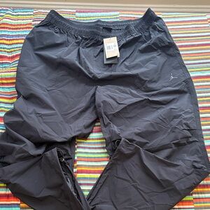 Jordan black embroidered logo Active Pants size 2XL loose fit high-quality